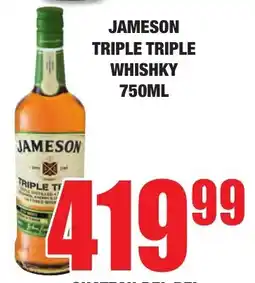 Boxer Liquors Jameson triple triple whishky offer