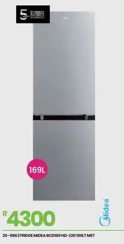 Fair Price FRIDGE MIDEA BCD169 HD-220 MET offer