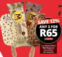 Checkers Ola Magnum Ice Cream All Variants offer