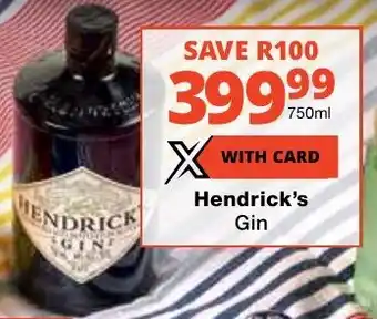 Checkers Liquor Shop Hendrick's Gin offer