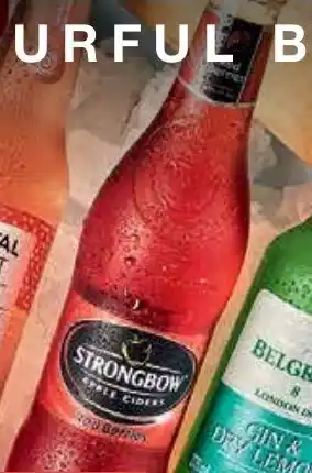 Checkers Liquor Shop Strongbow Red Berries/Gold Apple Ciders NRB offer