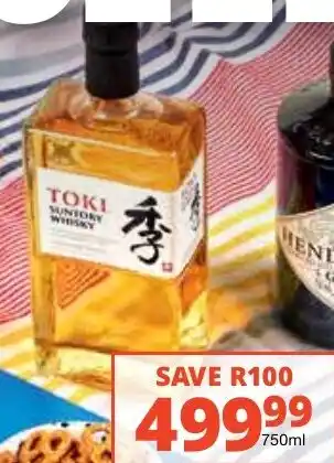 Checkers Liquor Shop Toki Suntory Japanese Whisky offer