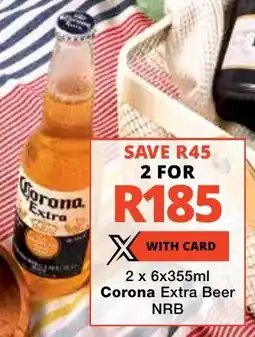 Checkers Liquor Shop Corona Extra Beer NRB offer