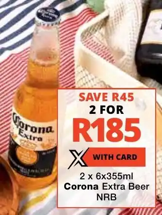 Checkers Liquor Shop Corona Extra Beer NRB offer