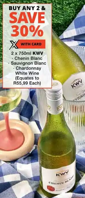 Checkers Liquor Shop KWV Chenin Blanc offer