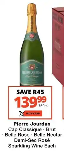 Checkers Liquor Shop Pierre Jourdan Cap Classique offer