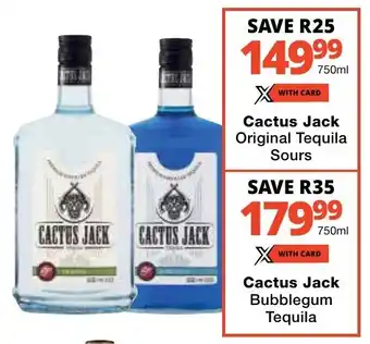 Checkers Liquor Shop Cactus Jack Bubblegum Tequila offer