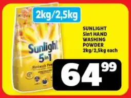 Usave Sunlight 5in1 hand washing powder offer