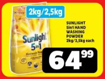 Usave Sunlight 5in1 hand washing powder offer