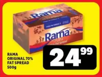 Usave Rama original 70% fat spread offer