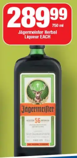 OK Liquor Jägermeister Herbal Liqueur offer