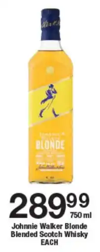 OK Liquor Johnnie Walker Blonde Blended Scotch Whisky offer