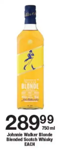 OK Liquor Johnnie Walker Blonde Blended Scotch Whisky offer