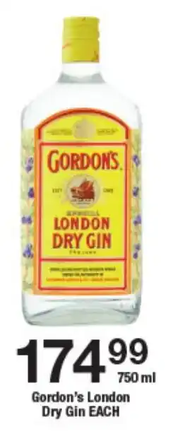 OK Liquor Gordon's London Dry Gin offer