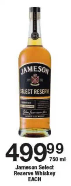 OK Liquor Jameson Select Reserve Whiskey offer