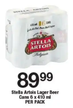 OK Liquor Stella Artois Lager Beer Cans offer