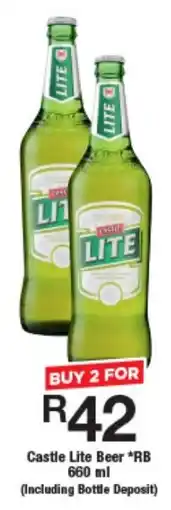 OK Liquor Castle Lite Beer RB offer