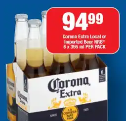 OK Liquor Corona Extra Local or Imported Beer NRB offer