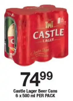 OK Liquor Castle Lager Beer Cans offer