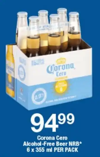 OK Liquor Corona Cero Alcohol-Free Beer NRB offer