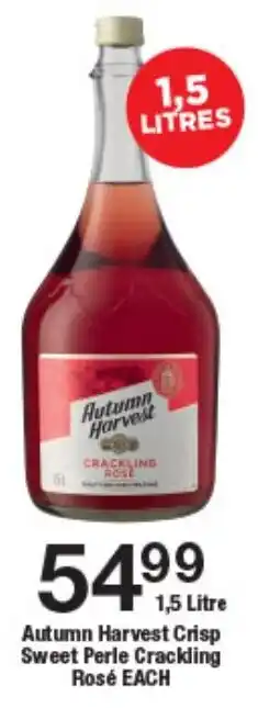 OK Liquor Autumn Harvest Crisp Sweet Perle Crackling Rosé offer