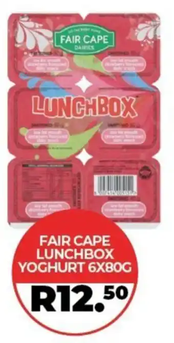 1UP Fair cape lunchbox yoghurt offer