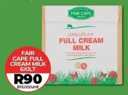 1UP Fair cape full cream milk offer