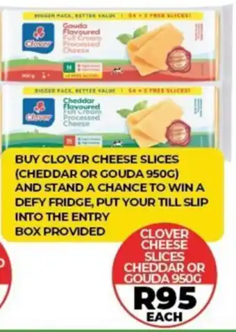 1UP Clover cheese slices cheddar or gouda offer