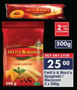 President Hyper Fatti's & Moni's Spaghetti/ Macaroni offer