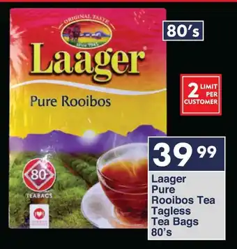 President Hyper Laager Pure Rooibos Tea Tagless Tea Bags offer