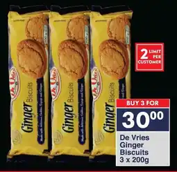 President Hyper De Vries Ginger Biscuits offer