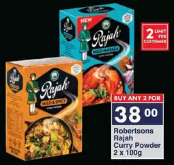 President Hyper Robertsons Rajah Curry Powder offer