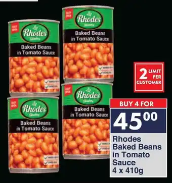 President Hyper Rhodes Baked Beans in Tomato Sauce offer