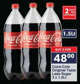 President Hyper Coca-Cola Original Taste Less Sugar offer