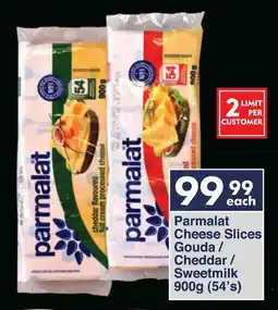 President Hyper Parmalat Cheese Slices Gouda/ Cheddar/ Sweetmilk offer