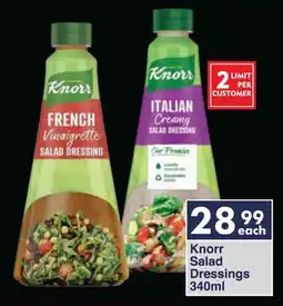 President Hyper Knorr Salad Dressings offer