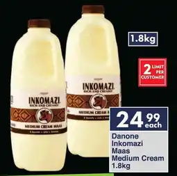 President Hyper Danone Inkomazi Maas Medium Cream offer