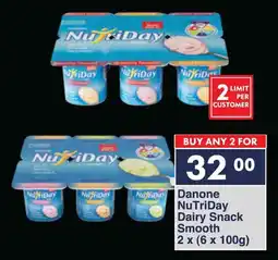 President Hyper Danone NuTriDay Dairy Snack Smooth offer