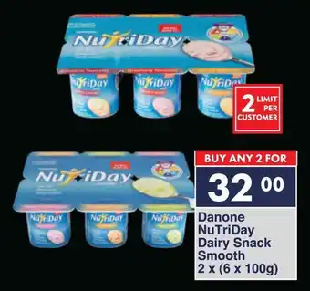 President Hyper Danone NuTriDay Dairy Snack Smooth offer