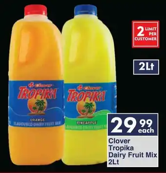 President Hyper Clover Tropika Dairy Fruit Mix offer