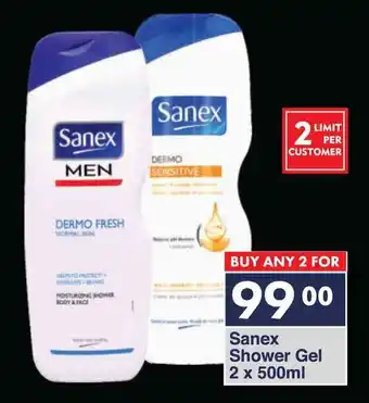 President Hyper Sanex Shower Gel offer