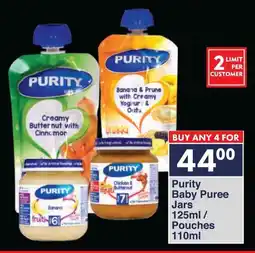 President Hyper Purity Baby Puree Jars/ Pouches offer