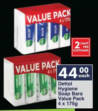 President Hyper Dettol Hygiene Soap Bars Value Pack offer