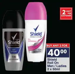 President Hyper Shield Roll On Men/ Ladies offer