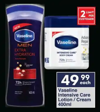 President Hyper Vaseline Intensive Care Lotion/Cream offer