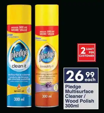 President Hyper Pledge Multisurface Cleaner/ Wood Polish offer