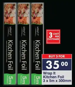 President Hyper Wrap It Kitchen Foil offer