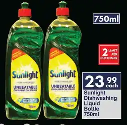 President Hyper Sunlight Dishwashing Liquid Bottle offer