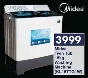 President Hyper Midea Twin Tub Washing Machine offer