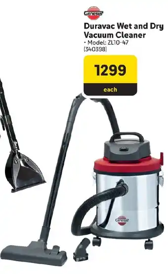 Makro GENESIS Duravac Wet and Dry Vacuum Cleaner offer